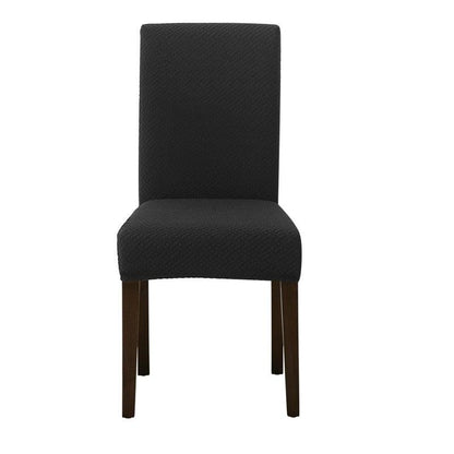 Dining Room Chair Cover Spandex Elastic Stretch Slipcover For Chairs Kitchen Hotel Banquet Sure Fit Home Décor Stretch Short Dining Room Chair One Piece Slipcover Form Fit Polyester/Spandex Machine Washable