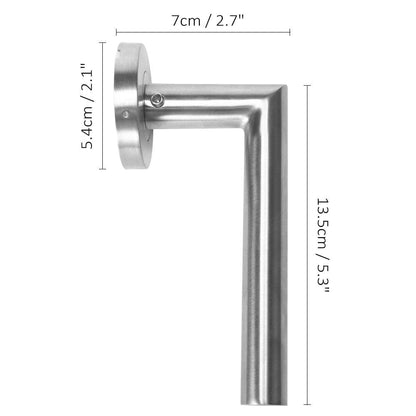 Door Handle Set Stainless Steel Lock Interior Home Door Handle Lock Durable Adjustable Latch Door Handle Lever With Modern Contemporary Slim Round Design For Home Bedroom Bathroom