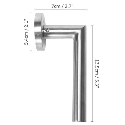 Door Handle Set Stainless Steel Lock Interior Home Door Handle Lock Durable Adjustable Latch Door Handle Lever With Modern Contemporary Slim Round Design For Home Bedroom Bathroom