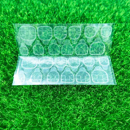 Double Sided False Nail Art Adhesive Tape Glue Sticker Tips Fake Nail Acrylic Manicure Gel Makeup Tool  Self Adhesive Nail Glue Sticker for False Nail Tips Waterproof Breathable Jelly Gel Nail Tape Glue Stickers for False Nails Tips