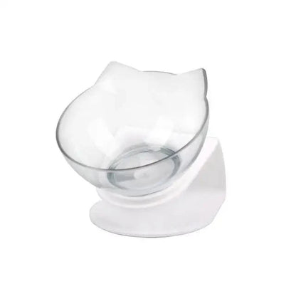 Double Transparent Non-slip Food Bowl With Protection For Cats Modern Kitten Food Bowl Pet Accessories