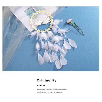 Dream Catcher Led Handmade Dream-catcher Traditional Feather Hanging Home Wall Decoration  Night Dream Catchers  Decor Ornament Wall Hanging Wind Chimes For Home Room Decoration