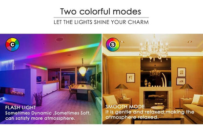 E14 LED Bulb Candle Color Indoor Neon Sign Light Bulb RGB Tape With Controller Lighting 220V E12 Dimmable Smart Lamp For Home Smart WiFi Candelabra Light Bulb, C37 Shape RGB+C+W LED Candle Light Bulb, 5W 400LM (2700k-6500k) Candelabra Bulb