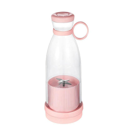 Electric Portable Blender Juice Glass Bottle Fresh Fruit Juicer USB Multifunction Food Strawberry Citrus Milkshake Mixers Maker Mini Electric Portable Blender Juicer Cup USB Rechargeable Juicer Multi-Functional Small Mixer