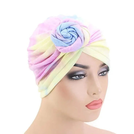 Elegance Mommy And Kids Turban Hat Cap With Big Bow Soft Cute Knot Nursery Beanie Knotted Headban