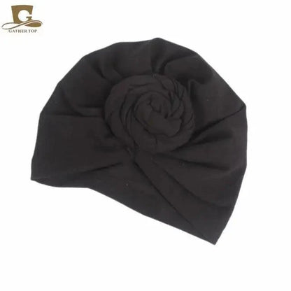 Elegance Mommy And Kids Turban Hat Cap With Big Bow Soft Cute Knot Nursery Beanie Knotted Headban