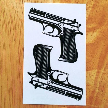 Elegant Black Music Notes Waterproof Sticker Tattoos Temporary Chest Shoulder Tattoos For Men Women