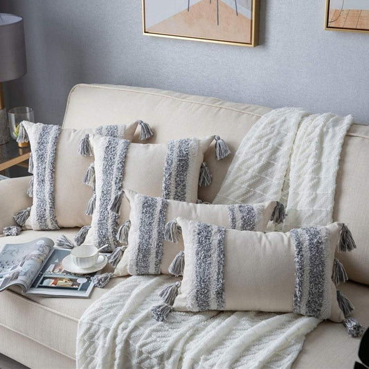 Elegant Cushion Cover Pillow Covers Decorative Boho Pillow Cover With Cotton Woven Cushion Cover Pillow Cover For Living Room Bedroom Pillow Case Nordic Home Autumn Decoration