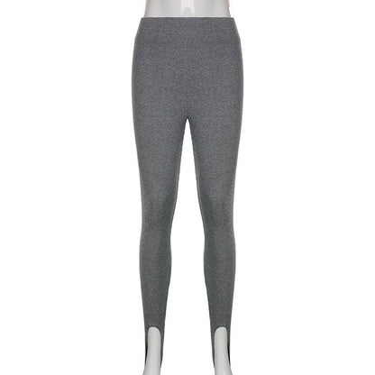 Elegant High Waist Cotton Fitness Basic Pants Casual Spring New Female Skinny Leggings Women Seamless Fitness Leggings Women Seamless Push Up Leggings Workout Pants Breathable Pants