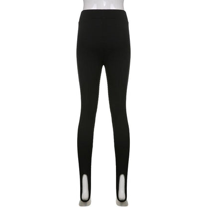 Elegant High Waist Cotton Fitness Basic Pants Casual Spring New Female Skinny Leggings Women Seamless Fitness Leggings Women Seamless Push Up Leggings Workout Pants Breathable Pants
