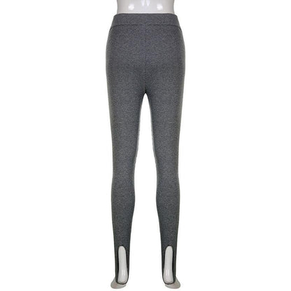 Elegant High Waist Cotton Fitness Basic Pants Casual Spring New Female Skinny Leggings Women Seamless Fitness Leggings Women Seamless Push Up Leggings Workout Pants Breathable Pants