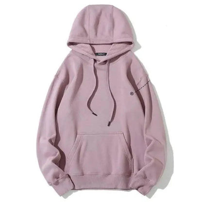 Elegant Hoodie Women High Quality Cotton Hoodies Sweatshirts Thick Fleece Winter Autumn Oversized Warm Hooded Sweatshirt Woman Men's Fleece Hoodies Hip Hop Solid Color Style Autumn Hooded Sweatshirts