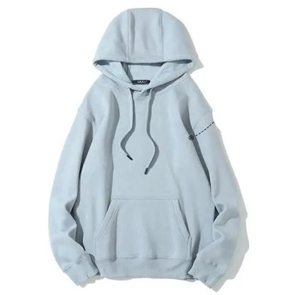 Elegant Hoodie Women High Quality Cotton Hoodies Sweatshirts Thick Fleece Winter Autumn Oversized Warm Hooded Sweatshirt Woman Men's Fleece Hoodies Hip Hop Solid Color Style Autumn Hooded Sweatshirts