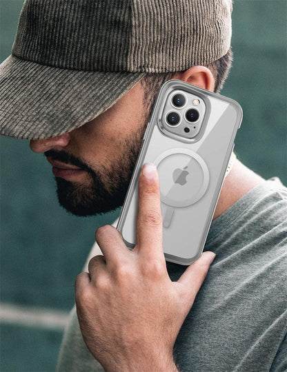 Elegant iPhone 14 Pro Max Case 6.7" Strong Edges Slim Frame Clear Protective Case with Built-in Screen Protector Compatible Shockproof Thin Clear Case Luxury Case For Smartphone