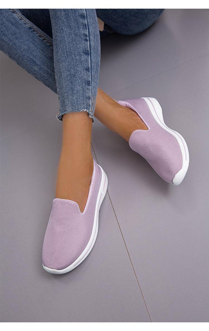 Elegant Light Espadrilles Women Running Breathable Mesh Slip-On Shoes Women Mesh Running Casual Slip On Flats Comfortable Walking Casual Espadrilles