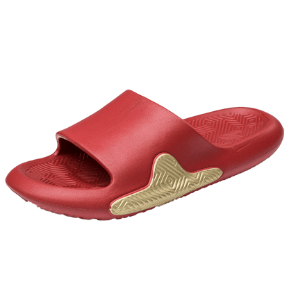 Elegant Men Black Soft Slides Light-Weight Anti-Slip Home Slippers Summer Anti-Odor House Shoes Unisex Shower Bathroom Slipper EVA Massage Foam Super Soft Non-Slip Slippers