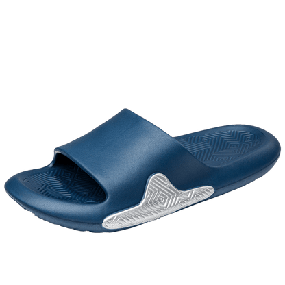 Elegant Men Black Soft Slides Light-Weight Anti-Slip Home Slippers Summer Anti-Odor House Shoes Unisex Shower Bathroom Slipper EVA Massage Foam Super Soft Non-Slip Slippers