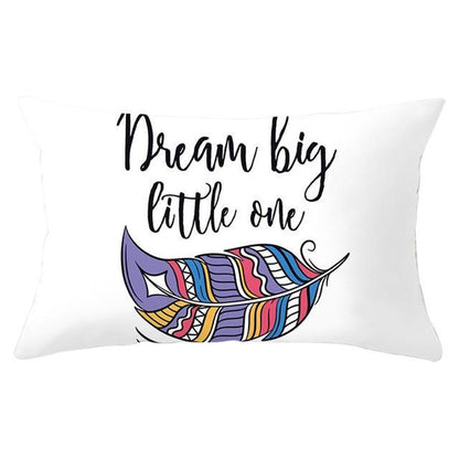 Elegant New Home Decoration Short Plush Pillow Case Feather Soft Rectangular Sofa Seat Bedroom Farmhouse Feather Decorative Throw Pillow Covers Home Decor 30x50CM