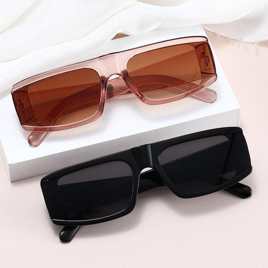 Elegant New Vintage Style Sunglasses For Women New & Designer Retro Style Rectangle Shape Sun Glasses For Female In Popular Colorful Unisex Square Eyewear