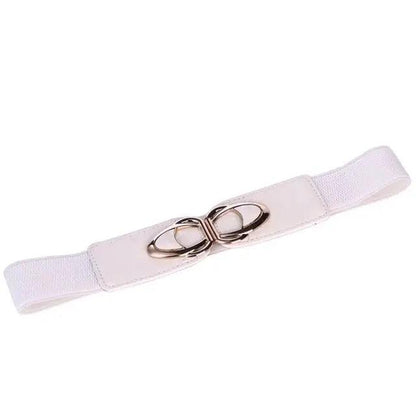 Elegant PU Leather Elastic Women Dress Belts Fashion Stretchy Thick Waist Dress Plus Size Waistbands For Women