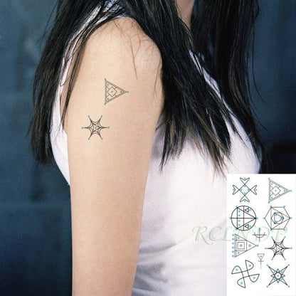 Elegant Waterproof Temporary Tattoo Sticker Cat Fox Flash Tatoo Neck Hand Modern Tattoo Stickers Butterflies Cats For Womens