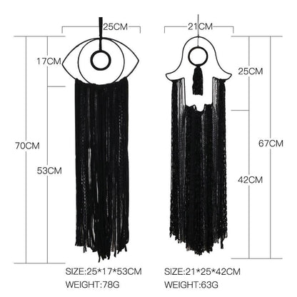 Evil Eye Dream Catcher Home Room Decor Black Room Decoration For  Farmhouse Wind Chimes Moon Dream Catchers For Bedroom Home Decor Wedding Ornament Craft Gift