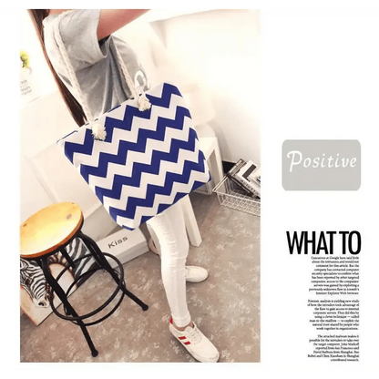 Eye-Catching Fashionable Folding Women Big Size Handbag Ladies Casual Flower Printing Canvas Graffiti Shoulder Bag