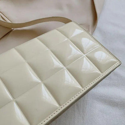 Fabulous Luxury Shoulder Bag Shiny Pu Leather Crossbody Bags For Women Small Flap Handbag Designer Female Messenger Bags