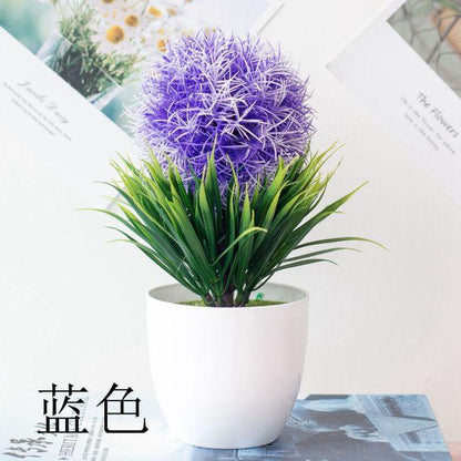 Fake Flowers Potted Ornaments 15x26cm Small Tree Potted Home Hotel Garden Decor Bonsai Artificial Home Decor