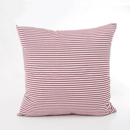Farmhouse Plaid Striped Linen Cotton Pillow Covers Outdoor Plaid Square Pillow Cushion Case Cotton Linen Throw Pillow Covers Sofa Chair Decorative Cotton Cushions Cover Red Green Blue Pillowcase