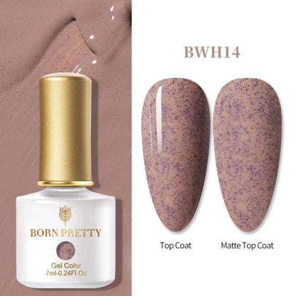 Fashion 2022 New Womens Colorful Nail Gel Polish Modern Glitter Pink Purple UV Diamond Stylish Design Nail Colors Gel For Girls and Women In Shinny Trend Color