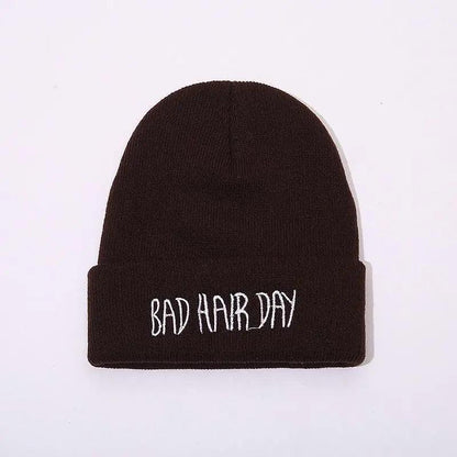 Fashion Bad Hair Day Beanies Unisex Cute Soft Hats Comfortable Outdoor Caps Durable Modern Design