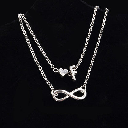 Fashion Bracelets Silver Color Geometric Infinity Symbol Letters Sterling Silver Adjustable Mother's Day Jewelry Gift Birthday Valentine’s Day Gifts For Women Mom Wife Girls