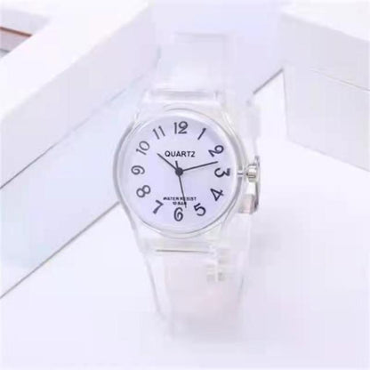 Fashion Casual Environmental Friendly Silicone Childrens Quartz Fashion Watches Retro Classic Analog Time Teacher Young Girls Teen Wrist Watch With Colorful Silicone Band For Valentine’s Day