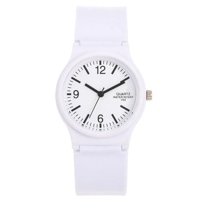 Fashion Casual Environmental Friendly Silicone Childrens Quartz Fashion Watches Retro Classic Analog Time Teacher Young Girls Teen Wrist Watch With Colorful Silicone Band For Valentine’s Day