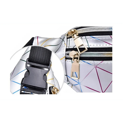 Fashion Holographic Women Waist Bags Modern Fanny Pack Adjustable Belt Bag Excellent Design Waist Packs Chest Phone Pouch