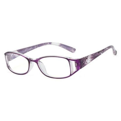 Fashion Men Women Reading Glasses Rectangle Spring Anti Glare Lightweight Reading Eyeglasses No Screw Detachable Design Eyeglasses Hyperopia Presbyopia Vision Care Eyewear