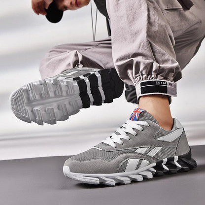 Fashion Mens Running Light Breathable Shoes Mens Sneakers Light Weight Running Elegant Soft Sneakers Comfortable Athletic Running Sneakers