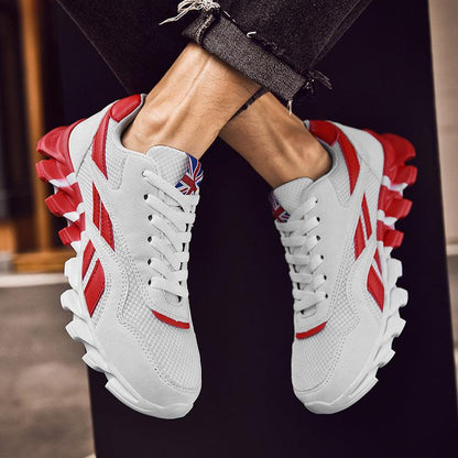 Fashion Mens Running Light Breathable Shoes Mens Sneakers Light Weight Running Elegant Soft Sneakers Comfortable Athletic Running Sneakers