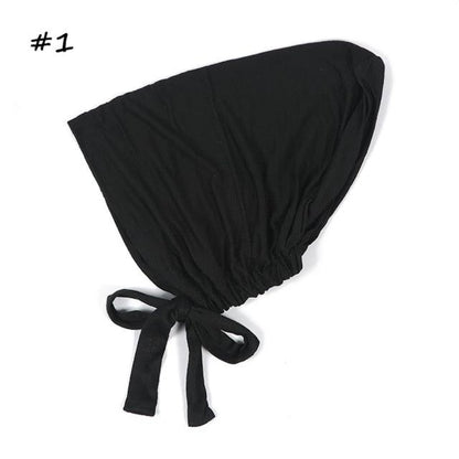 Fashion Modal Under Scarf  Hijab Turban Cap Cotton With Band Adjustable Inner Hijab cap Muslim Turban Hijab Cap For Women