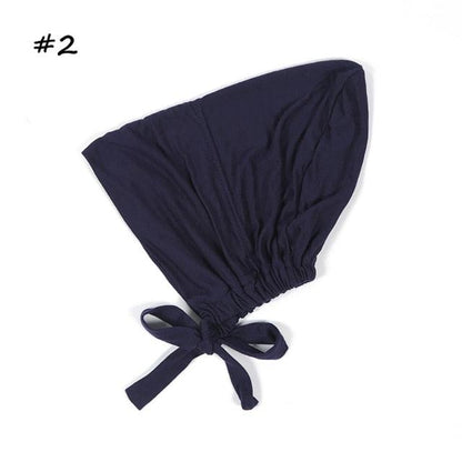 Fashion Modal Under Scarf  Hijab Turban Cap Cotton With Band Adjustable Inner Hijab cap Muslim Turban Hijab Cap For Women