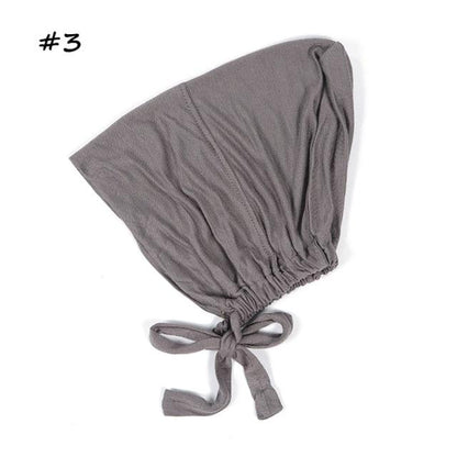Fashion Modal Under Scarf  Hijab Turban Cap Cotton With Band Adjustable Inner Hijab cap Muslim Turban Hijab Cap For Women