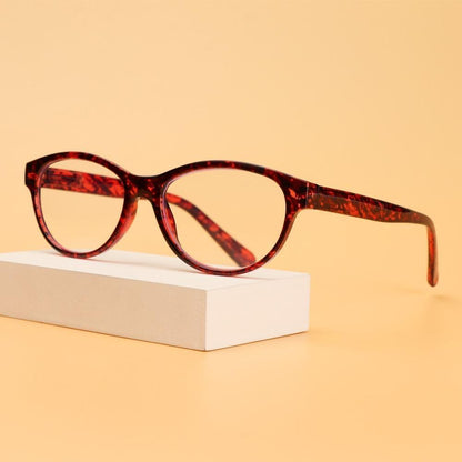 Fashion Reading Eyeglasses Men Women High Definition Transparent Optical Eyewear Anti Blue Eye Protection Eyeglasses Transparent Optical Eyewear With Diopter +1.0~+ 4.0