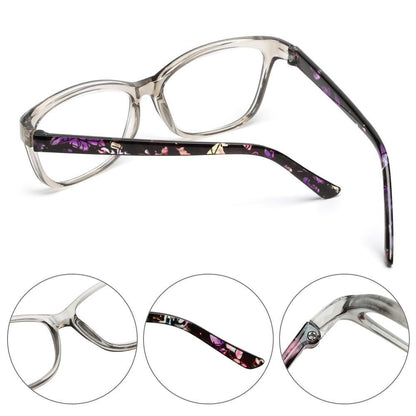 Fashion Reading Eyeglasses Men Women High Definition Transparent Optical Eyewear Anti Blue Eye Protection Eyeglasses Transparent Optical Eyewear With Diopter +1.0~+ 4.0