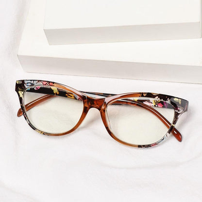 Fashion Reading Eyeglasses Men Women High Definition Transparent Optical Eyewear Anti Blue Eye Protection Eyeglasses Transparent Optical Eyewear With Diopter +1.0~+ 4.0