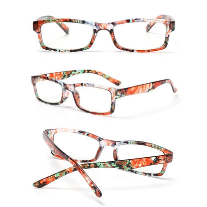 Fashion Reading Eyeglasses Men Women High Definition Transparent Optical Eyewear Anti Blue Eye Protection Eyeglasses Transparent Optical Eyewear With Diopter +1.0~+ 4.0