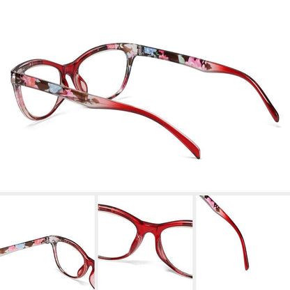 Fashion Reading Eyeglasses Men Women High Definition Transparent Optical Eyewear Anti Blue Eye Protection Eyeglasses Transparent Optical Eyewear With Diopter +1.0~+ 4.0