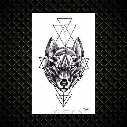 Fashion Small Sexy Black Temporary Waterproof Tattoo Cute Star Heart Tattoos Sticker Body Finger Tattoo For Kids Womens
