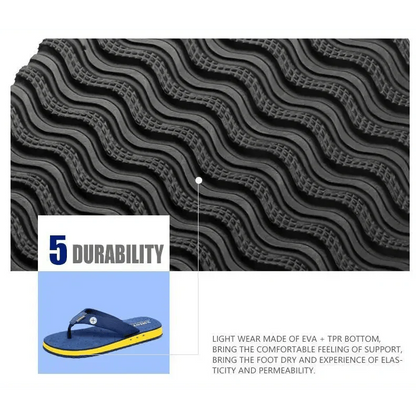 Fashion Summer Big Size Youth Slippers For Men Women Massage Non-Slip Cool Outside Flip Flops Breathable Thick-Soled Slippers