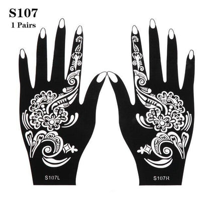 Fashion Women's Tattoo For Arm Temporary Body Paint Sticker Luxury Design For Wedding Party